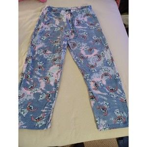 Disney womens Stitch cotton pajama sleep pants lounge pants size L